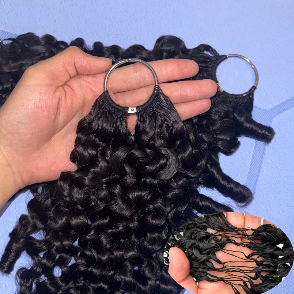 12A Burmesische Lockige Feder- – Water Wave Bulk Human Hair For Braiding Bewertung und Preis
