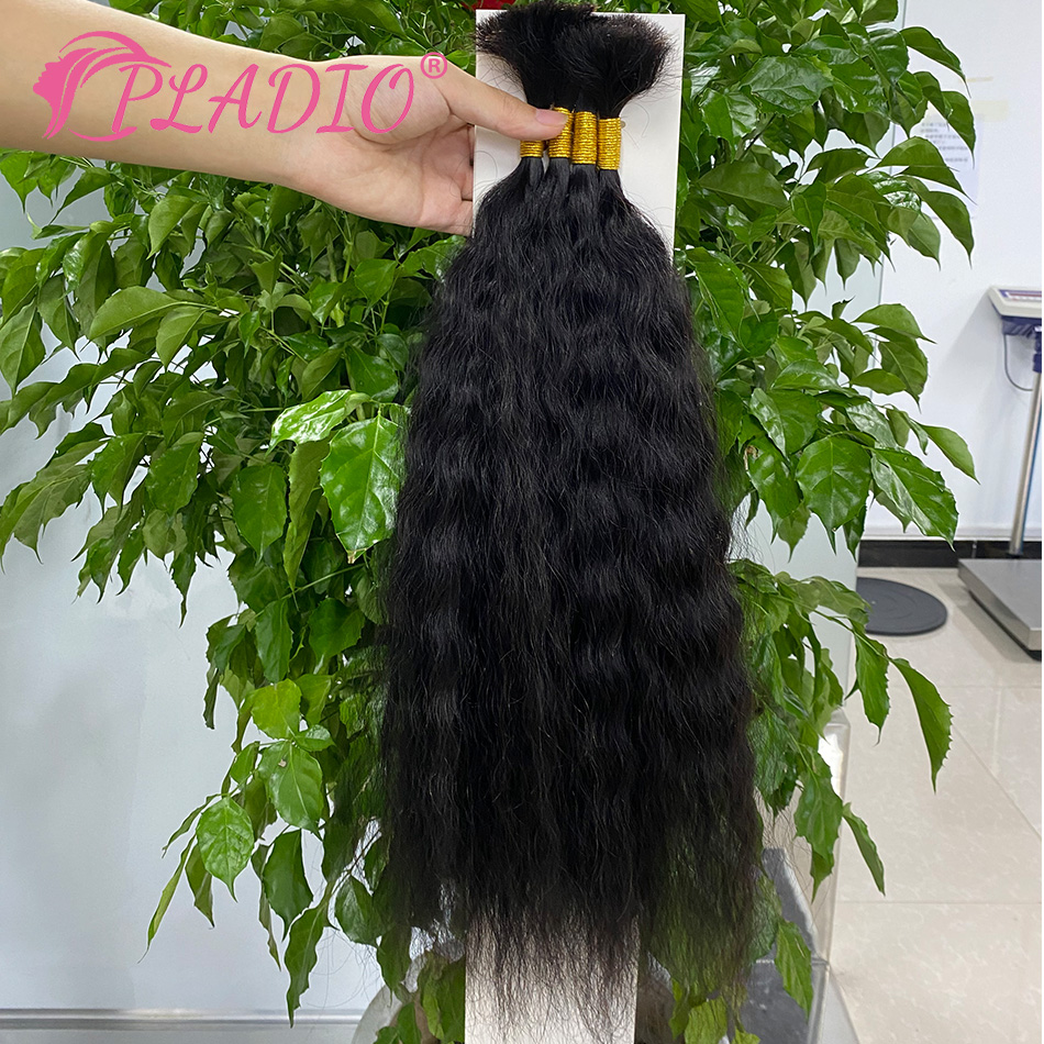 100G Wet-and-Wavy Echthaar-Ext – Water Wave Bulk Human Hair For Braiding Bewertung und Preis