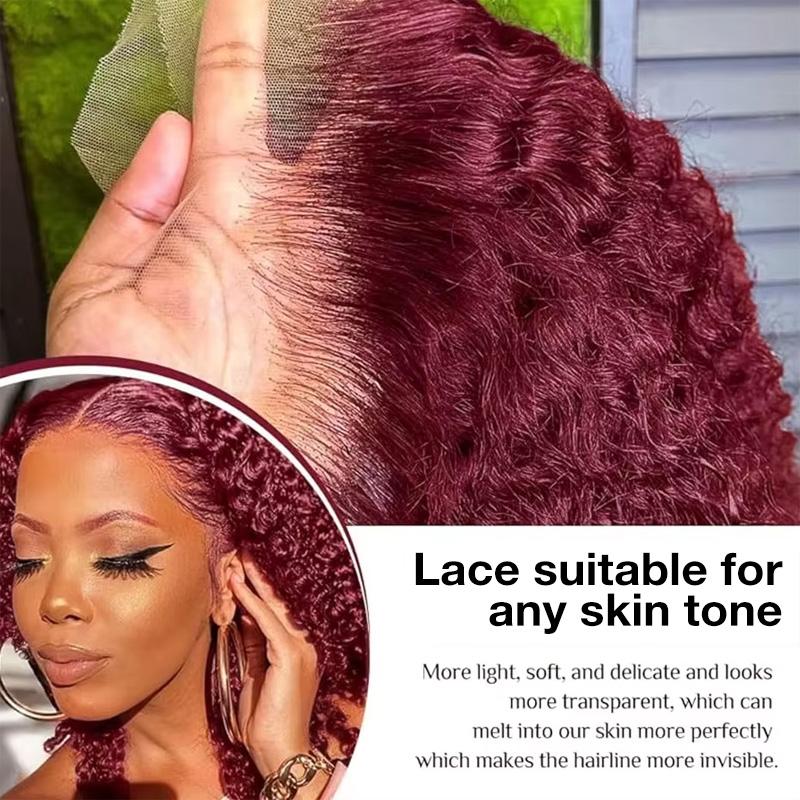 99j Deep Wave Lace Front Echth – Hd Lace Frontal Wig Human Hair Pre Plucked Bewertung und Preis