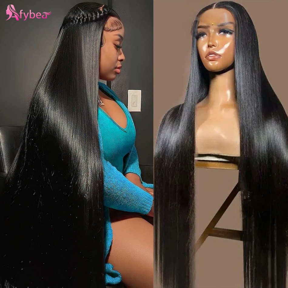 40 Zoll lange, glatte Echthaar – Lace Front Wigs Bewertung und Preis