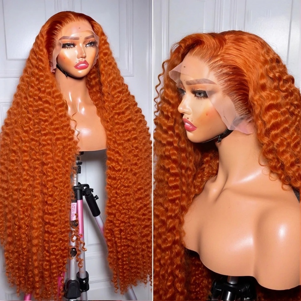 200% Dichte Ingwer-Orange Deep – Lace Front Wigs Bewertung und Preis