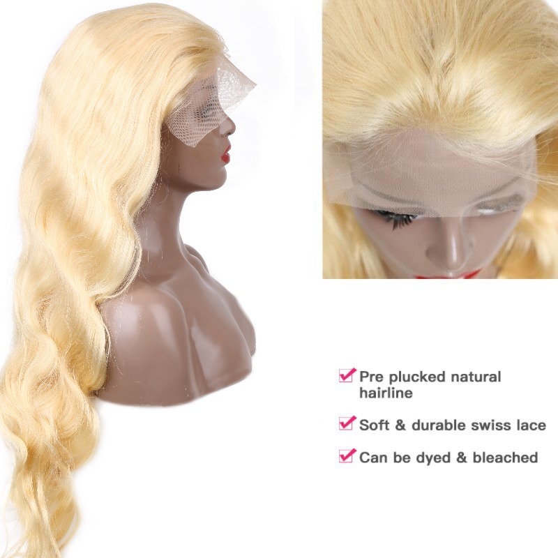 613 Honigblonde 13x4 Lace Fron – 613 Blonde Body Wave Lace Front Wig Bewertung und Preis