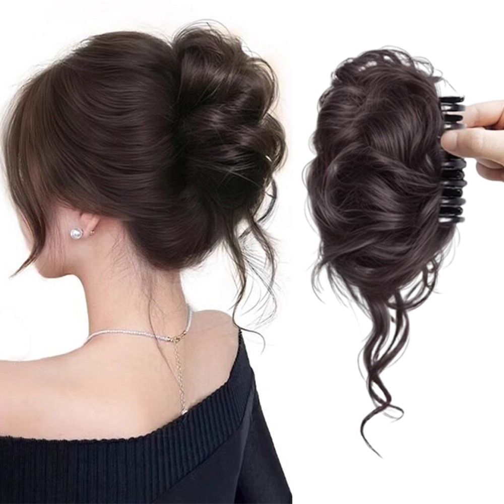 1 Stück Eleganter Chignon-Haar – Claw Clip Messy Bun Hair Piece Bewertung und Preis